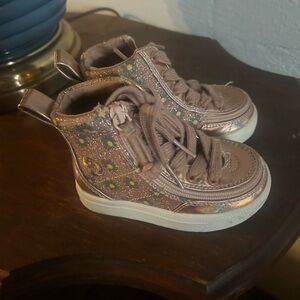 Sparkly Kids' High-Top Sneakers